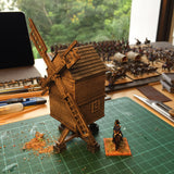 European Windmill - 3D Printable Wargaming Terrain - Gun Bar