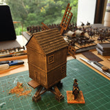European Windmill - 3D Printable Wargaming Terrain - Gun Bar